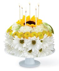 Birthday Smiles Floral Cake