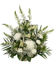 White Flowers - Basket