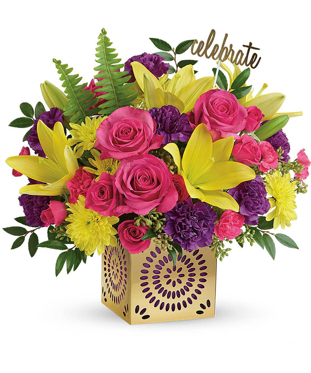 Colourful Celebration Bouquet Ital Florist Toronto ON CA