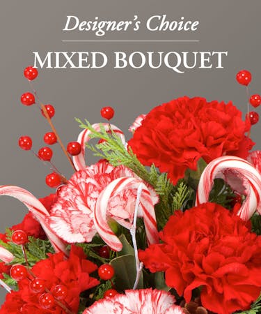 Designer's Choice Mixed Holiday Bouquet