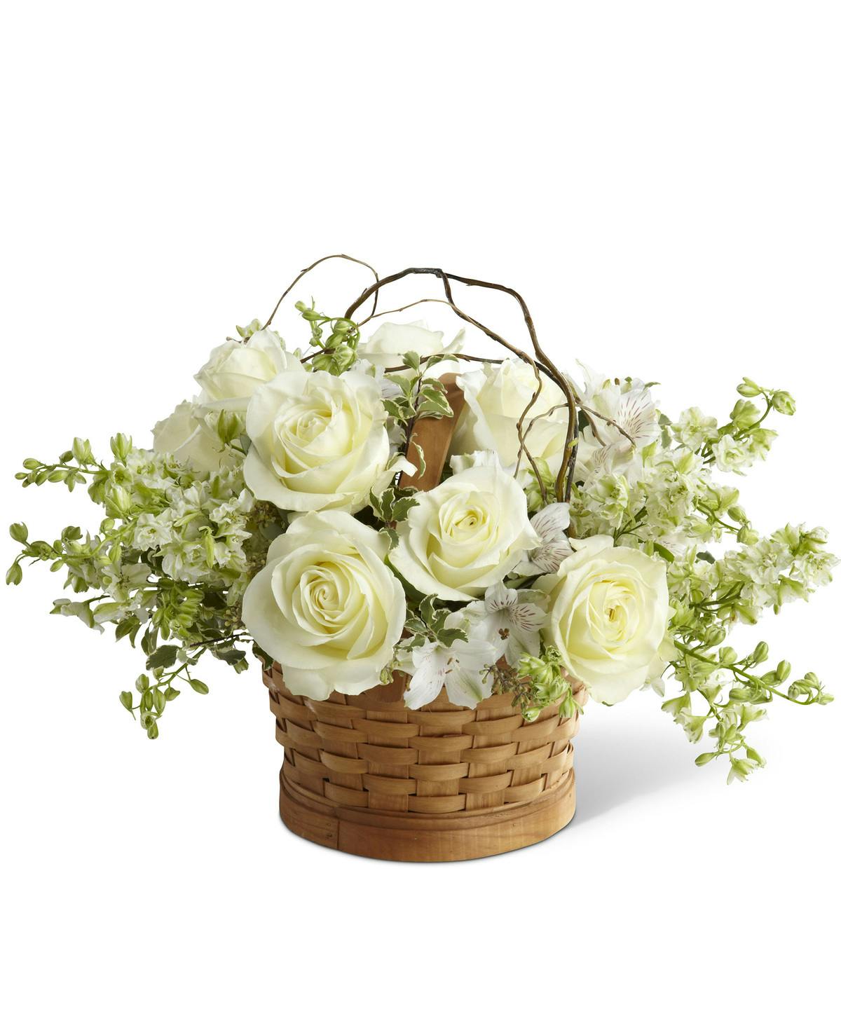 Peaceful Garden Sympathy Basket Ital Florist Toronto ON
