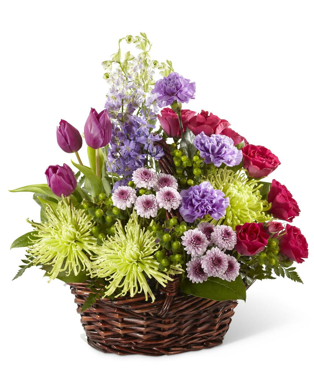 Truly Loved Flower Basket Ital Florist Toronto Canada