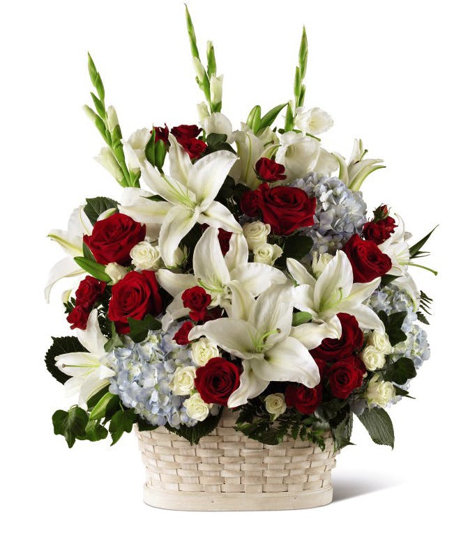 Greater Glory Sympathy Basket - Ital Florist