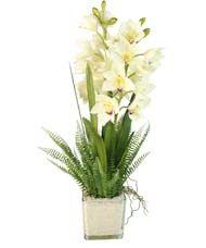 Cream Artificial Cymbidium Orchids