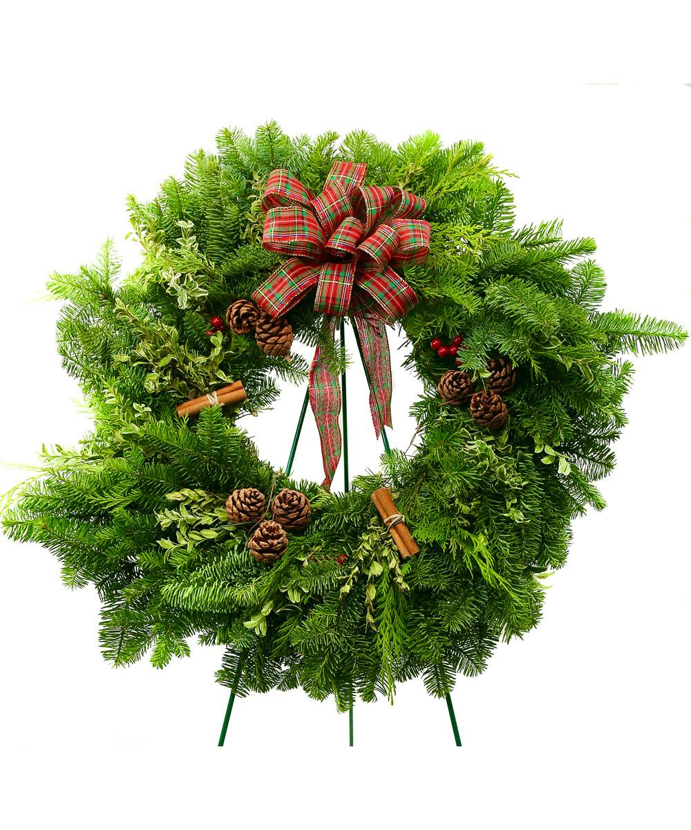 Fresh Christmas Wreath Ital Florist Toronto Ontario
