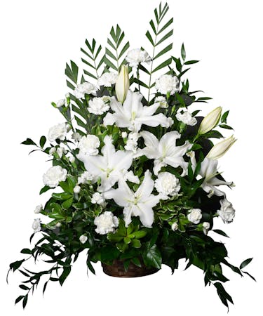 Rest In Peace White Lilies